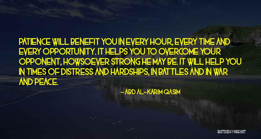 Strong Opponent Quotes By Abd Al-Karim Qasim Strong Opponent Quotes By Abd Al-Karim Qasim