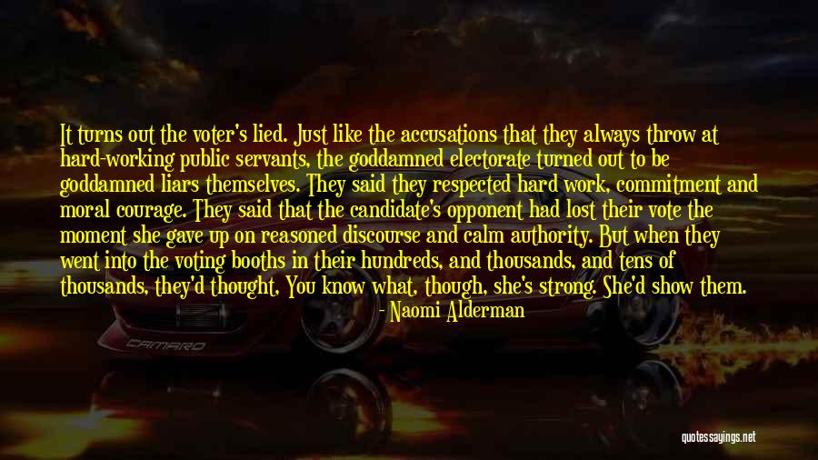 Strong Opponent Quotes By Naomi Alderman Strong Opponent Quotes By Naomi Alderman