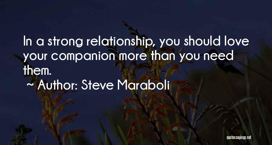 Strong Relationship Quotes By Steve Maraboli