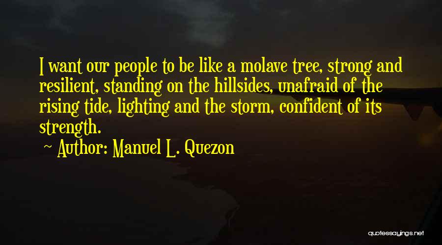 Strong Resilient Quotes By Manuel L. Quezon