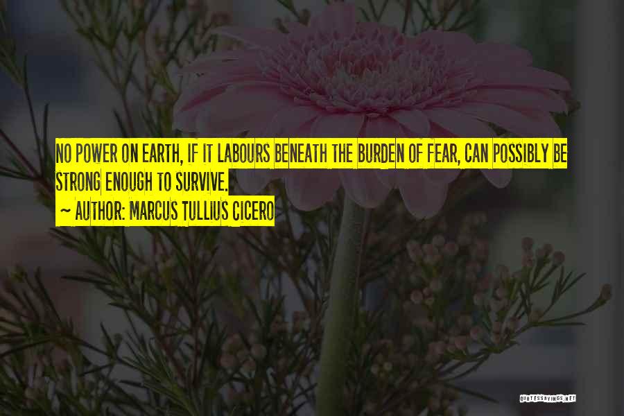 Strong Survive Quotes By Marcus Tullius Cicero