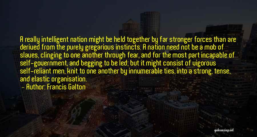 Strong Ties Quotes By Francis Galton