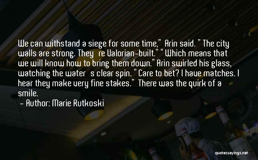 Strong Walls Quotes By Marie Rutkoski