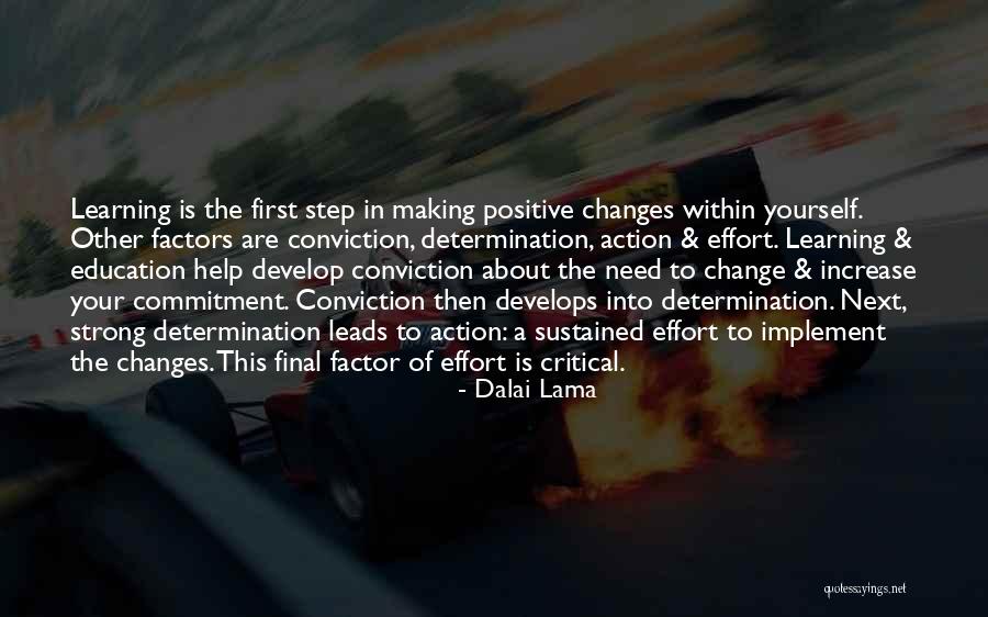 Strong Will And Determination Quotes By Dalai Lama Strong Will And Determination Quotes By Dalai Lama