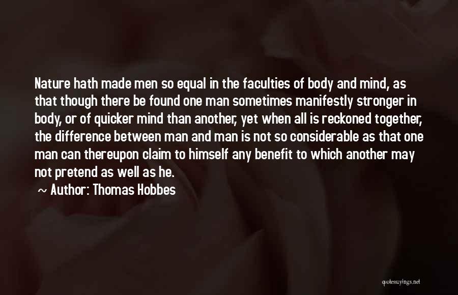 Stronger Together Quotes By Thomas Hobbes