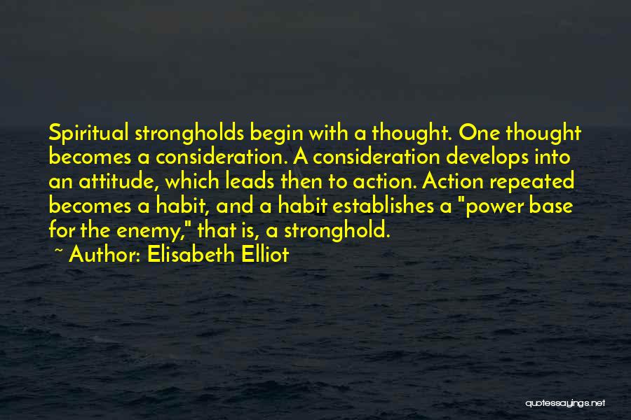 Stronghold Quotes By Elisabeth Elliot