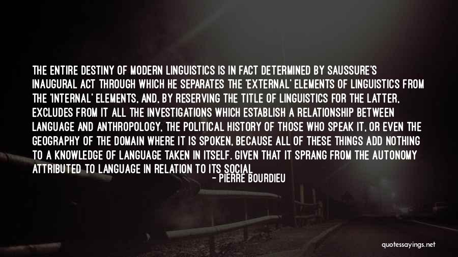 Structural Anthropology Quotes By Pierre Bourdieu