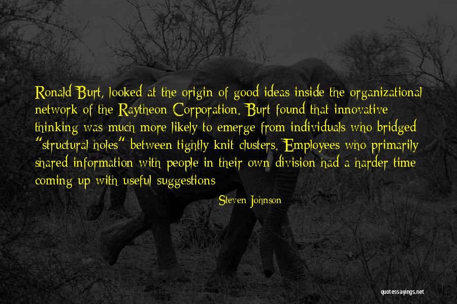 Structural Quotes By Steven Johnson Structural Quotes By Steven Johnson