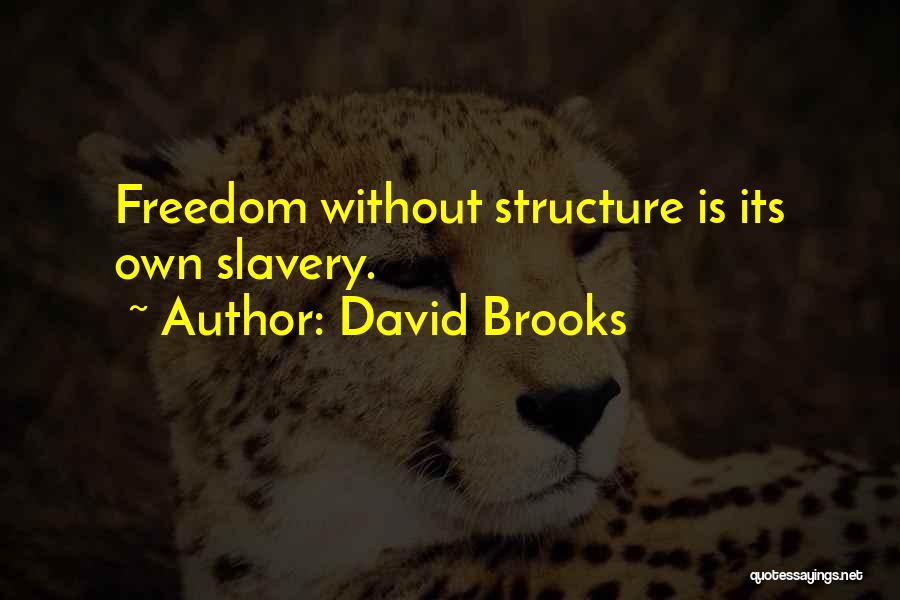 Structure And Discipline Quotes By David Brooks