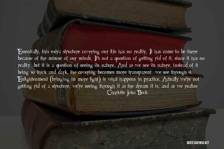 Structure And Function Quotes By Charlotte Joko Beck Structure And Function Quotes By Charlotte Joko Beck