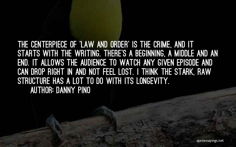Structure In Writing Quotes By Danny Pino