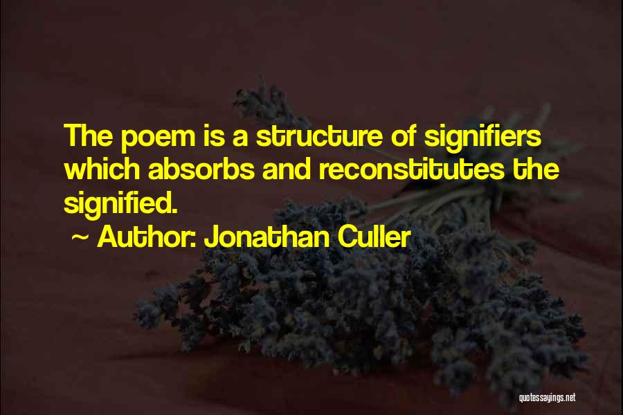 Structure Quotes By Jonathan Culler