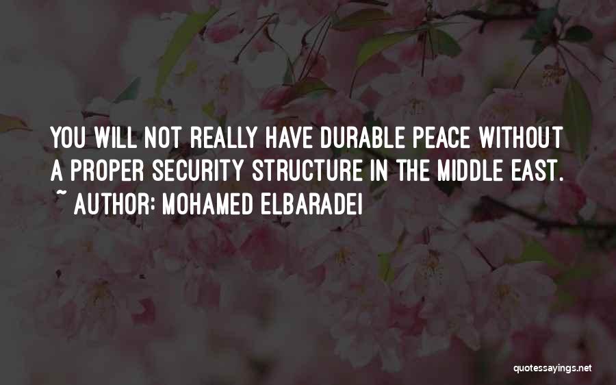 Structure Quotes By Mohamed ElBaradei