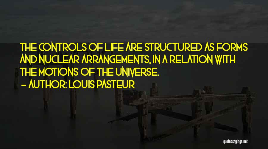 Structured Life Quotes By Louis Pasteur