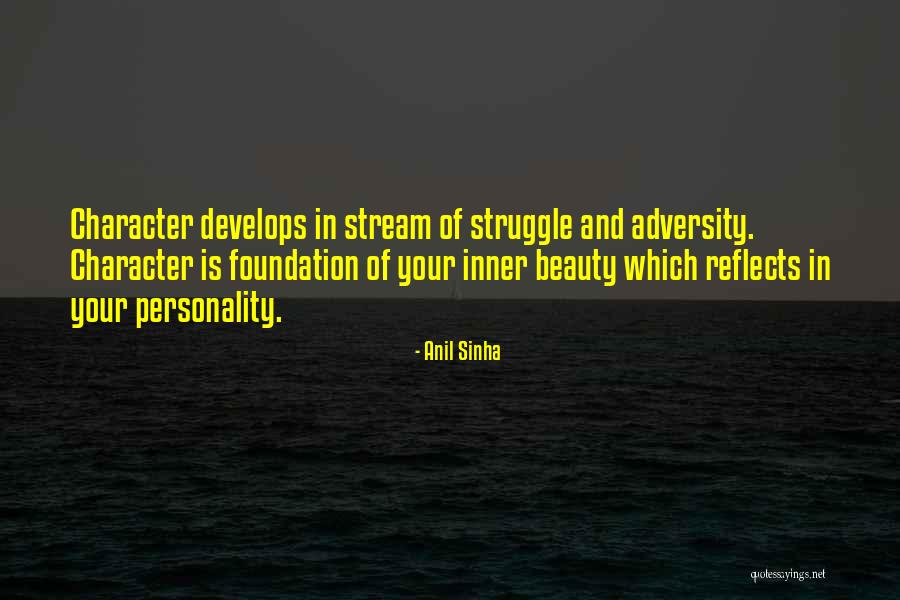 Struggle And Character Quotes By Anil Sinha