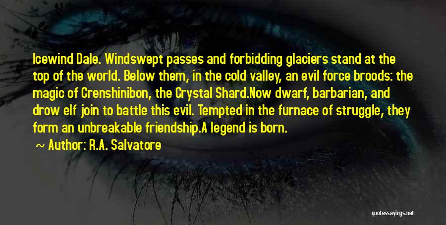 Struggle And Friendship Quotes By R.A. Salvatore