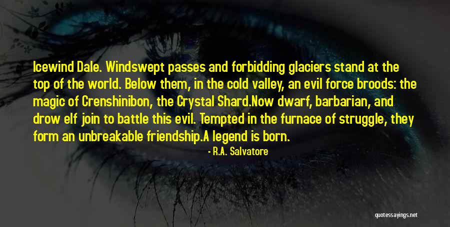 Struggle And Friendship Quotes By R.A. Salvatore