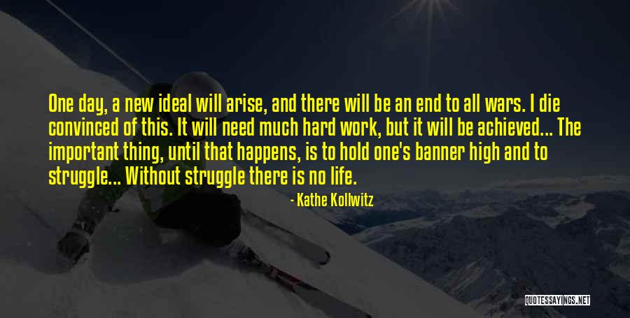 Struggle And Hard Work Quotes By Kathe Kollwitz