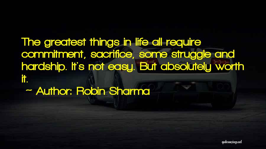 Struggle And Hardship Quotes By Robin Sharma