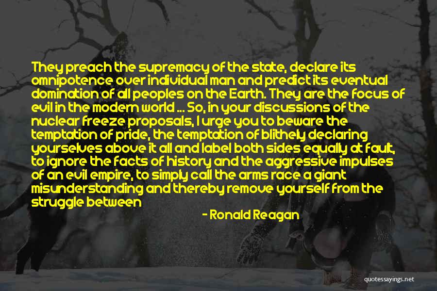 Struggle Between Good And Evil Quotes By Ronald Reagan Struggle Between Good And Evil Quotes By Ronald Reagan