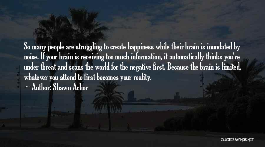 Struggle For Happiness Quotes By Shawn Achor