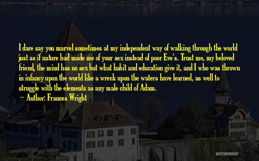 Struggle In Education Quotes By Frances Wright
