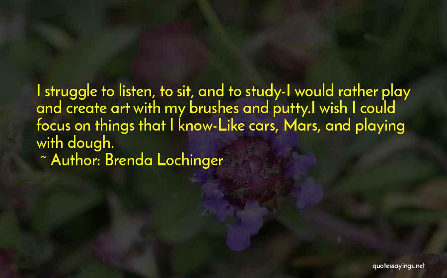 Struggle In Study Quotes By Brenda Lochinger