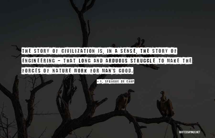Struggle In Work Quotes By L. Sprague De Camp Struggle In Work Quotes By L. Sprague De Camp