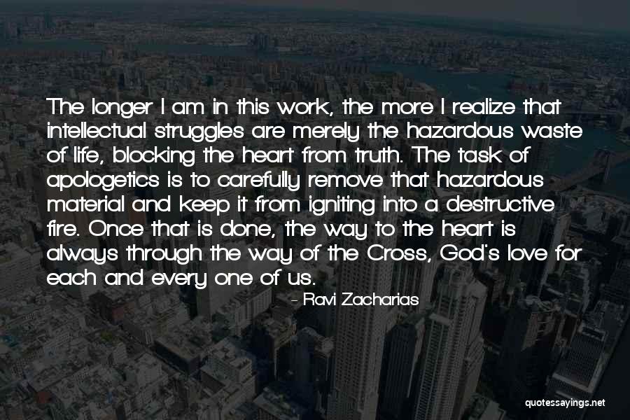 Struggle Through Love Quotes By Ravi Zacharias