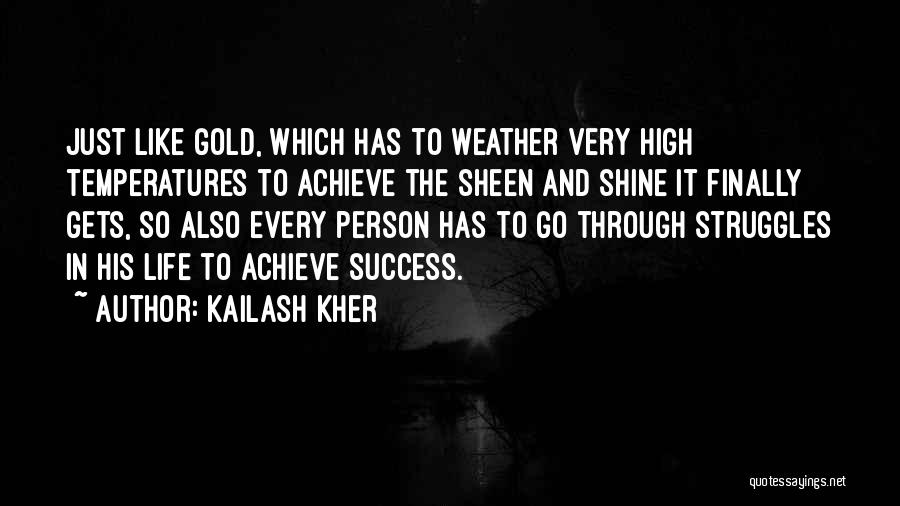 Struggles And Success In Life Quotes By Kailash Kher