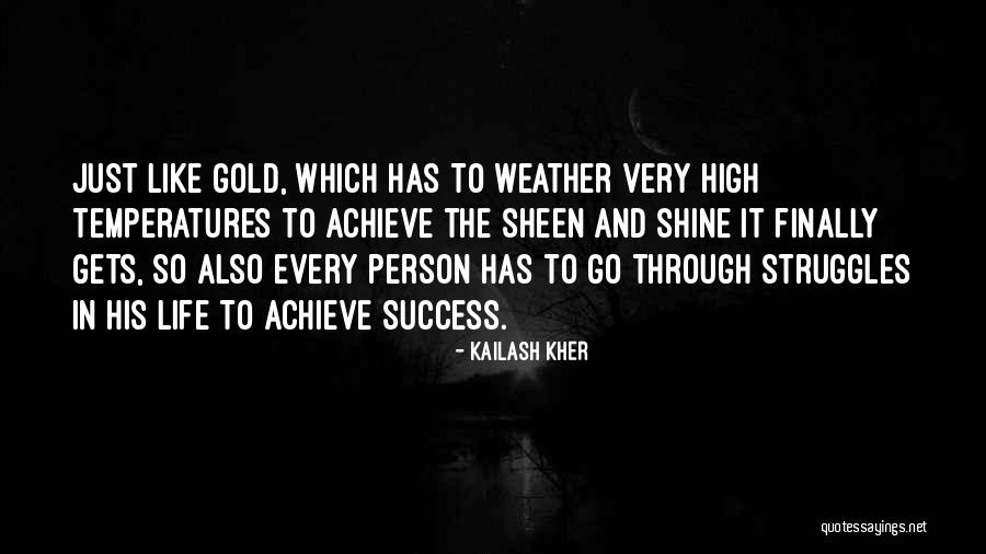 Struggles And Success In Life Quotes By Kailash Kher