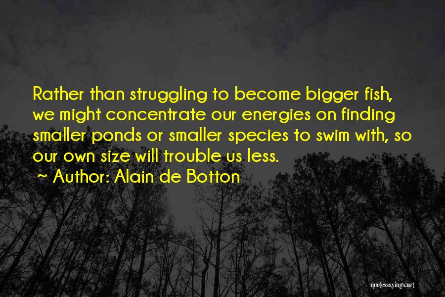 Struggling Quotes By Alain De Botton