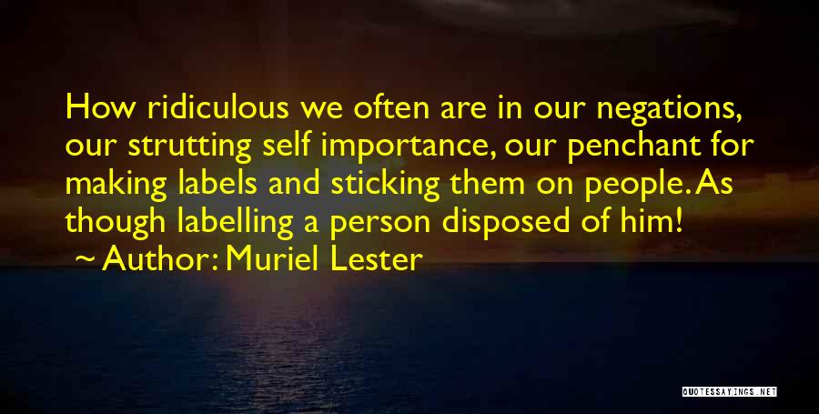 Strutting Quotes By Muriel Lester