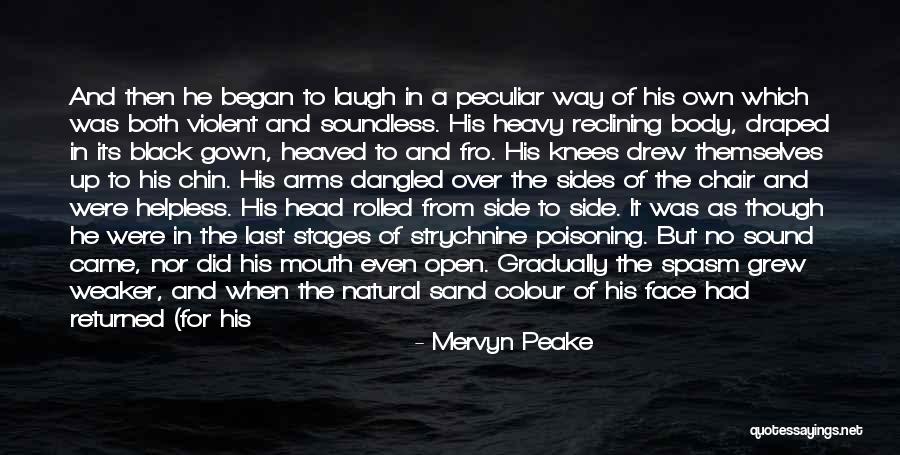 Strychnine Poisoning Quotes By Mervyn Peake Strychnine Poisoning Quotes By Mervyn Peake