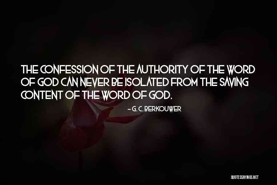 Stting Havahart Quotes By G. C. Berkouwer Stting Havahart Quotes By G. C. Berkouwer