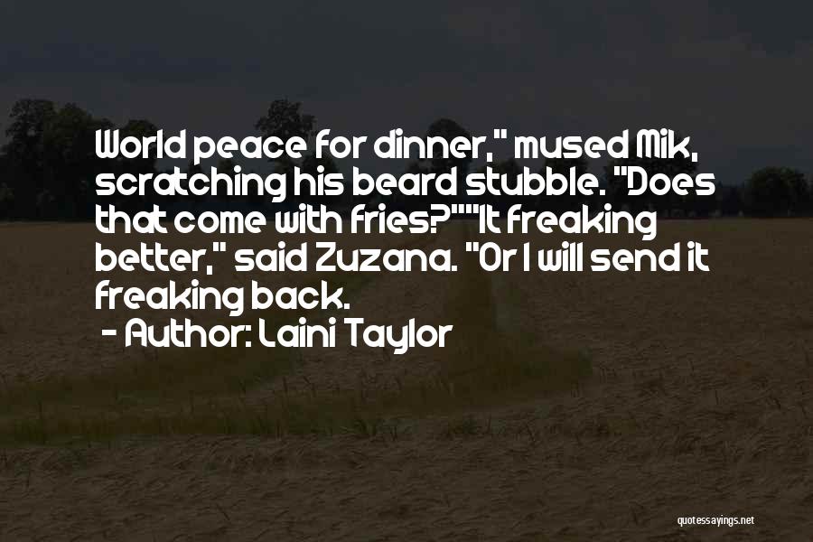 Stubble Quotes By Laini Taylor