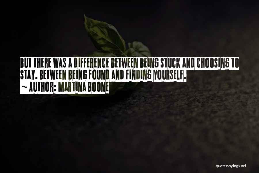 Stuck In A Rut Quotes By Martina Boone