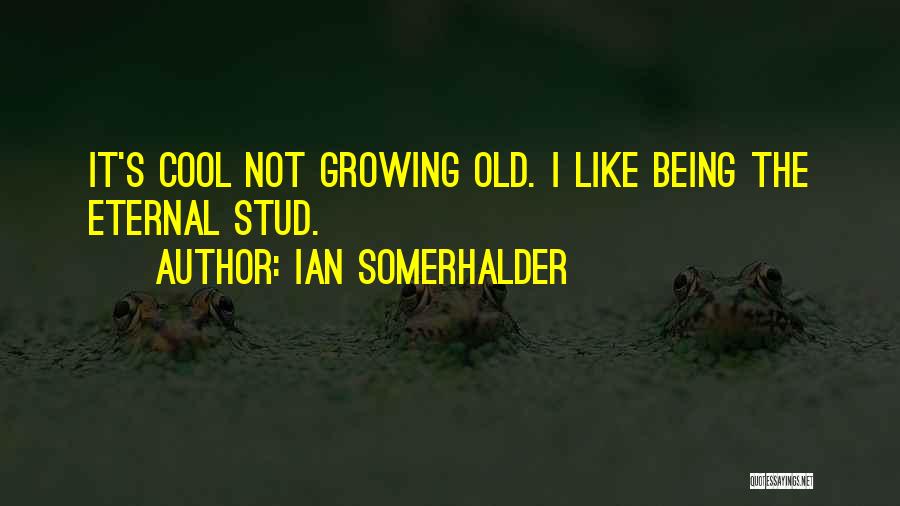 Stud Quotes By Ian Somerhalder