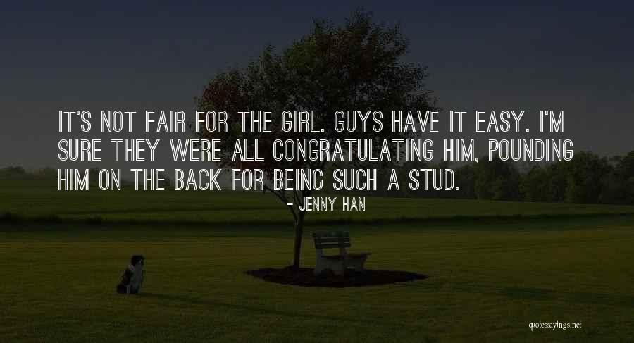 Stud Quotes By Jenny Han Stud Quotes By Jenny Han