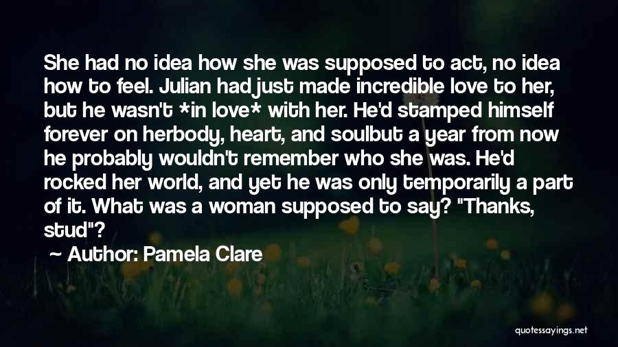 Stud Quotes By Pamela Clare