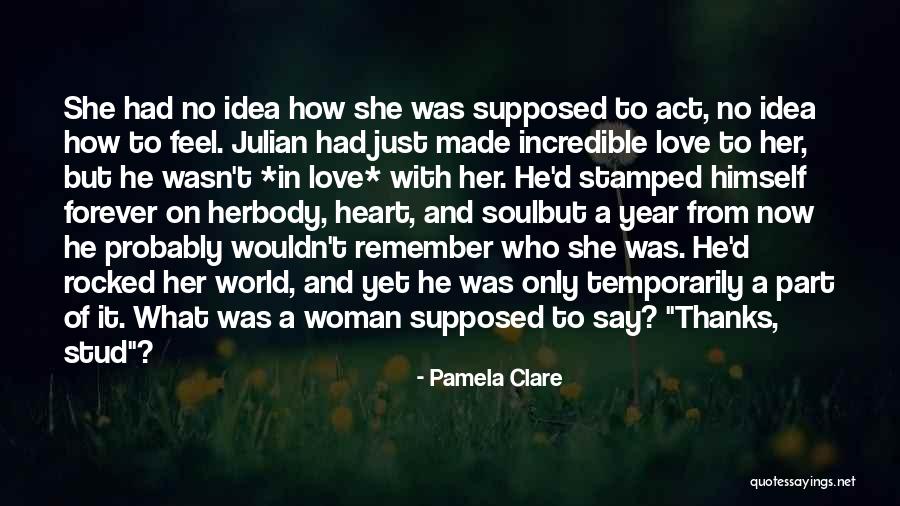 Stud Quotes By Pamela Clare