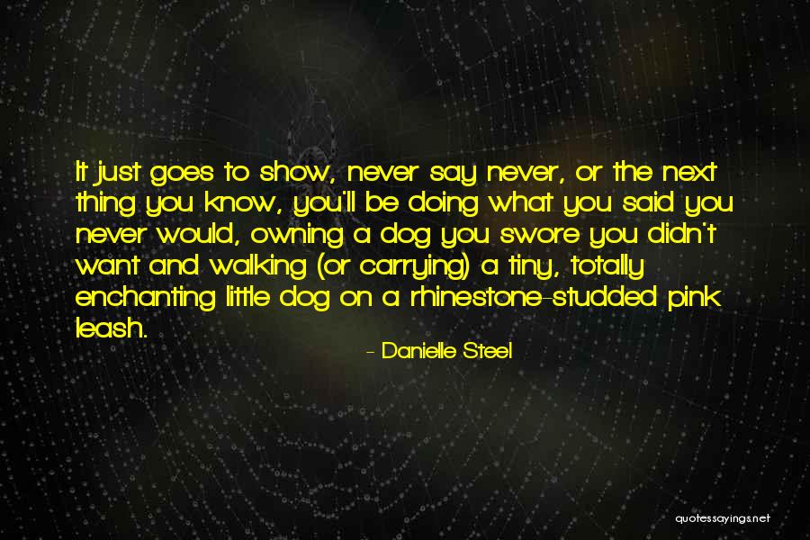 Studded Dog Quotes By Danielle Steel Studded Dog Quotes By Danielle Steel