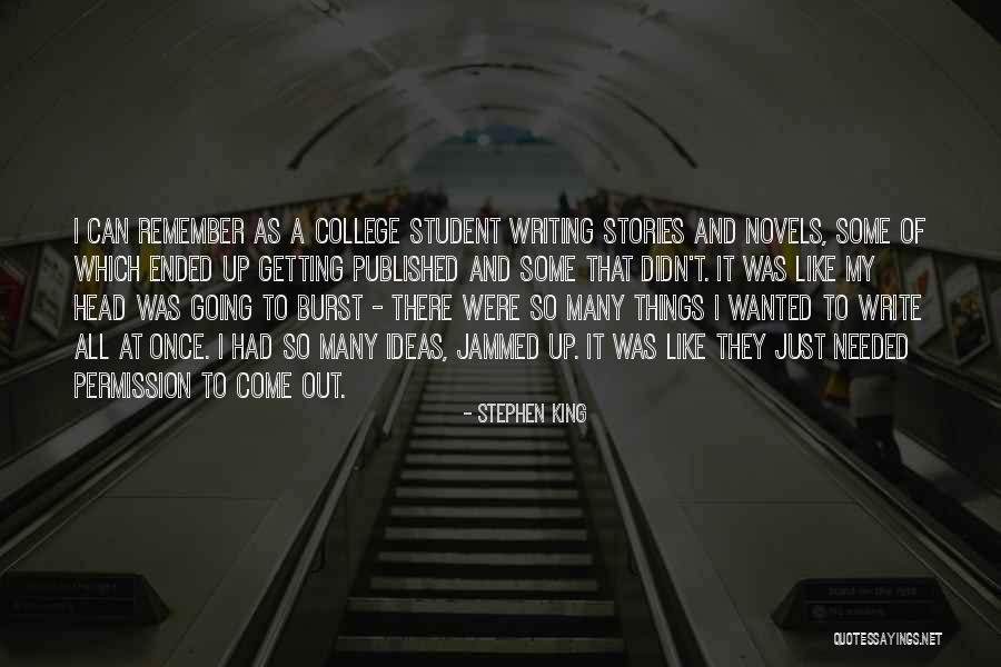 Student Quotes By Stephen King Student Quotes By Stephen King