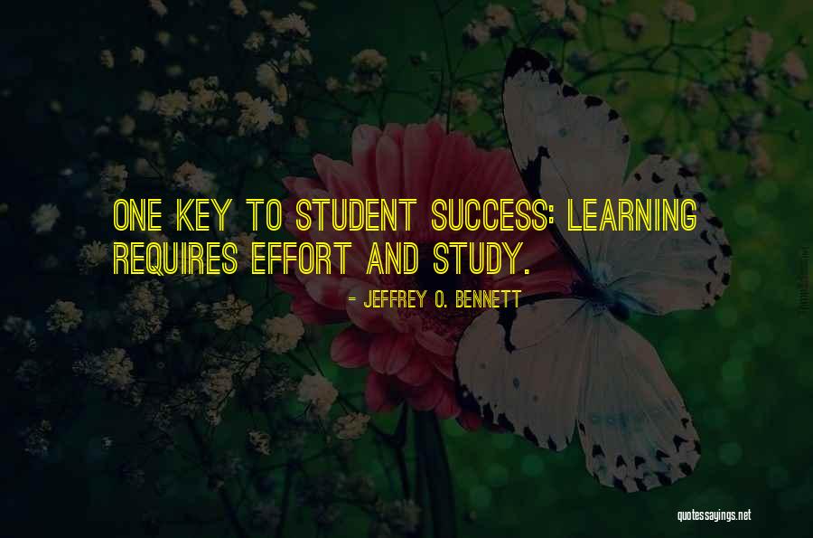Student Success Quotes By Jeffrey O. Bennett Student Success Quotes By Jeffrey O. Bennett