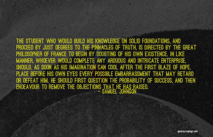 Student Success Quotes By Samuel Johnson Student Success Quotes By Samuel Johnson