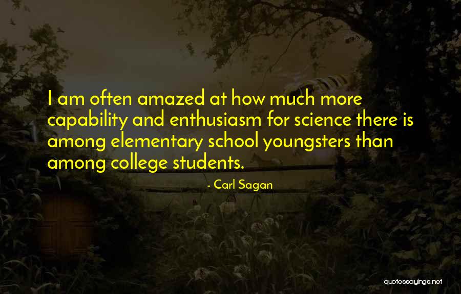 Students Elementary Quotes By Carl Sagan