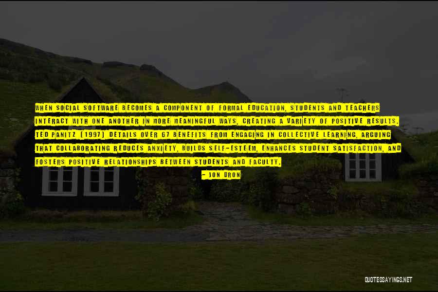 Students From Teachers Quotes By Jon Dron Students From Teachers Quotes By Jon Dron