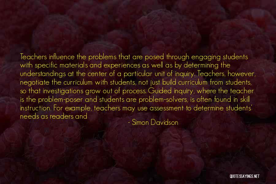 Students From Teachers Quotes By Simon Davidson Students From Teachers Quotes By Simon Davidson