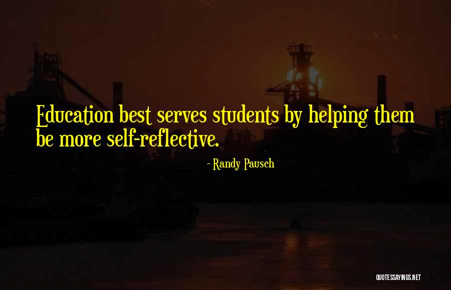 Students Helping Each Other Quotes By Randy Pausch Students Helping Each Other Quotes By Randy Pausch