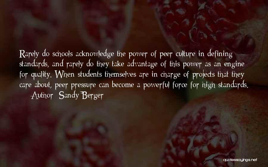 Students In High School Quotes By Sandy Berger